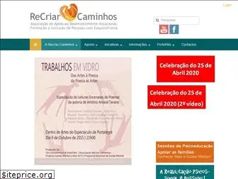 recriarcaminhos.pt