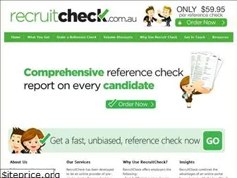recruitcheck.com.au