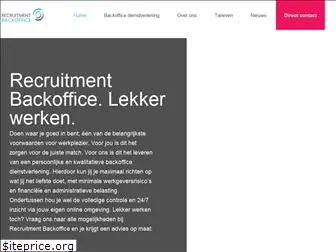 recruitmentbackoffice.nl