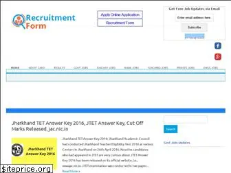 recruitmentform.co.in