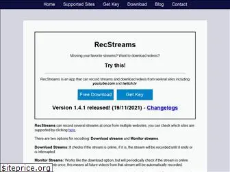 recstreams.com