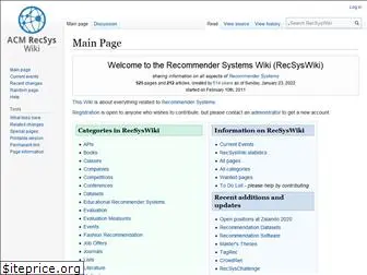 recsyswiki.com