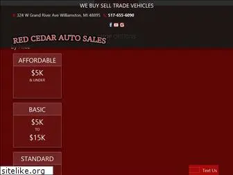 redcedarautosales.com