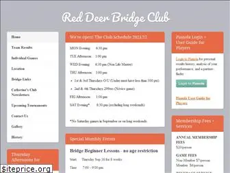 reddeerbridgeclub.com