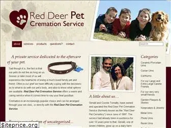 reddeerpetcremationservice.com