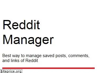 redditmanager.com