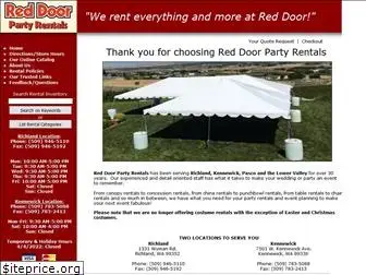 reddoorpartyrentals.com