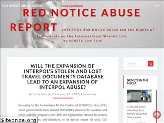 rednoticeabuse.com