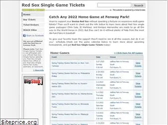 redsoxsinglegametickets.com