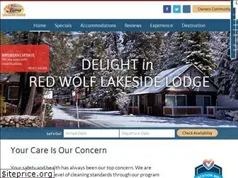 redwolflakesidelodge.com