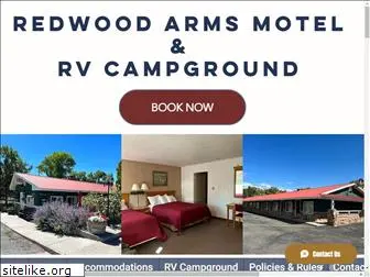 redwoodarmsmotel.com