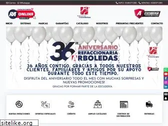 refaccionariaarboledas.com.mx