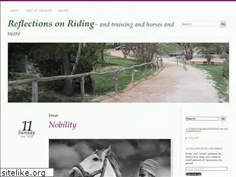 reflectionsonriding.com