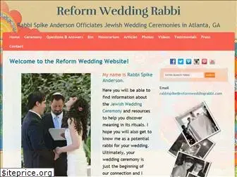 reformweddingrabbi.com