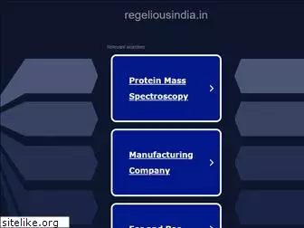 regeliousindia.in