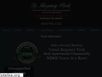 regencyparkgreenwood.com
