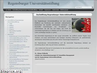 regensburger-universitaetsstiftung.de