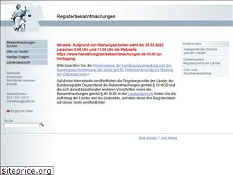 register-bekanntmachungen.de