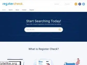registercheck.com