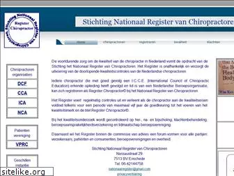 registerchiropractor.nl