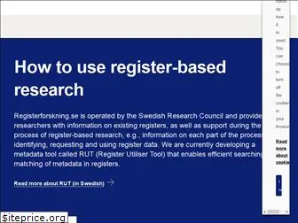 registerforskning.se