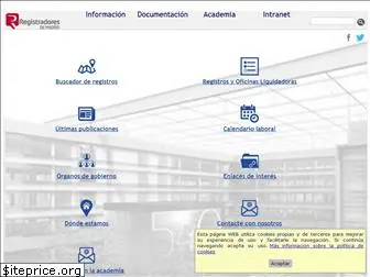 registradoresdemadrid.org