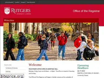 registrar.camden.rutgers.edu