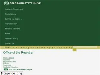 registrar.colostate.edu