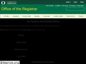 registrar.uoregon.edu