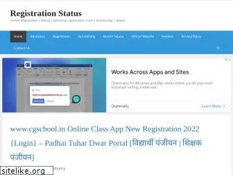 registrationstatus.in