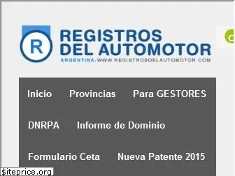 registrosdelautomotor.com