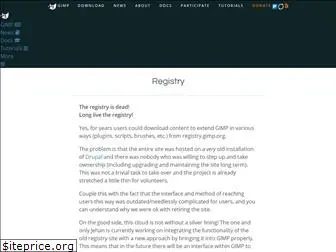 registry.gimp.org