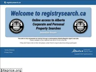 registrysearch.ca