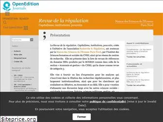 regulation.revues.org