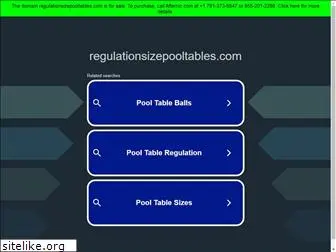regulationsizepooltables.com