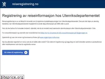 reiseregistrering.no