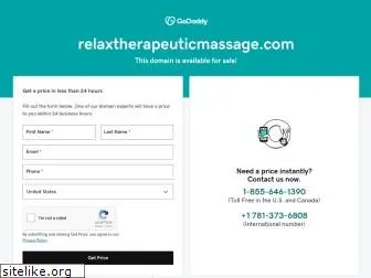 relaxtherapeuticmassage.com