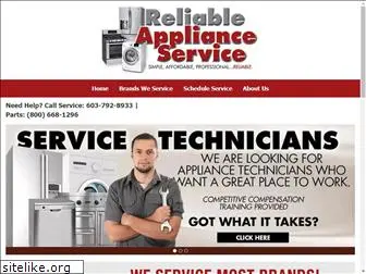 reliableapplianceservice.com