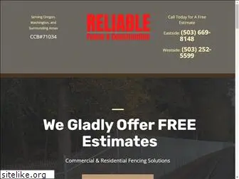 reliablefencecompany.com