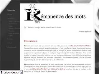 remanencedesmots.com