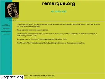remarque.org