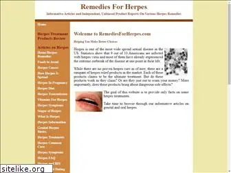 remediesforherpes.com