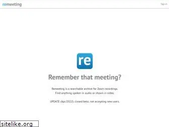 remeeting.com