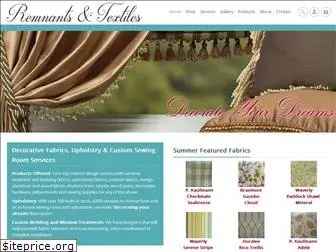 remnantsandtextiles.com