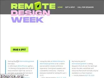remotedesignweek.com