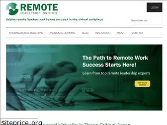remoteleadershipinstitute.com