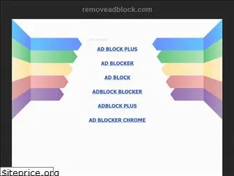 removeadblock.com