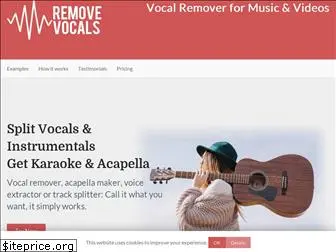 removevocals.com