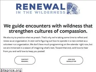 renewalinthewilderness.org