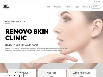 renovoskinclinickorea.com